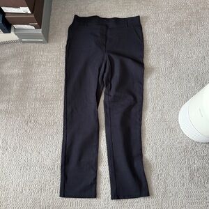 Quince Ultra-Stretch Ponte Straight Leg Pant - Petite / Navy / M
